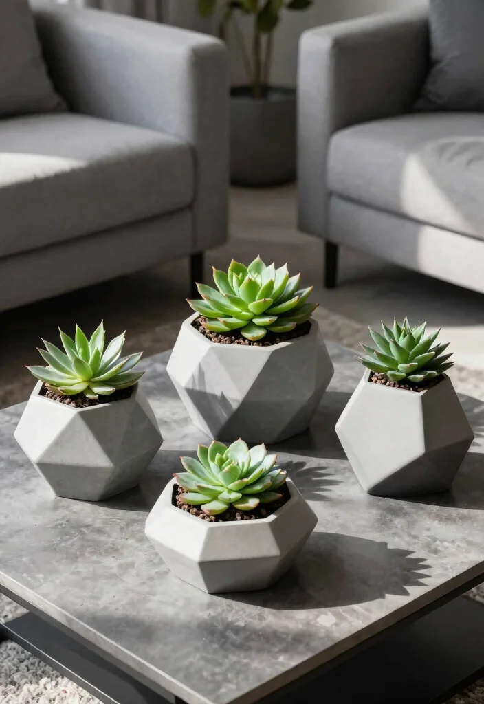 14 Block Planter Ideas That Feel Modern & Clean 3 14 Block Planter Ideas That Feel Modern & Clean - 3. Geometric Chic 1