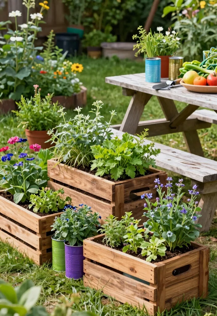 14 Block Planter Ideas That Feel Modern & Clean 6 14 Block Planter Ideas That Feel Modern & Clean - 6. Recycled Materials 1