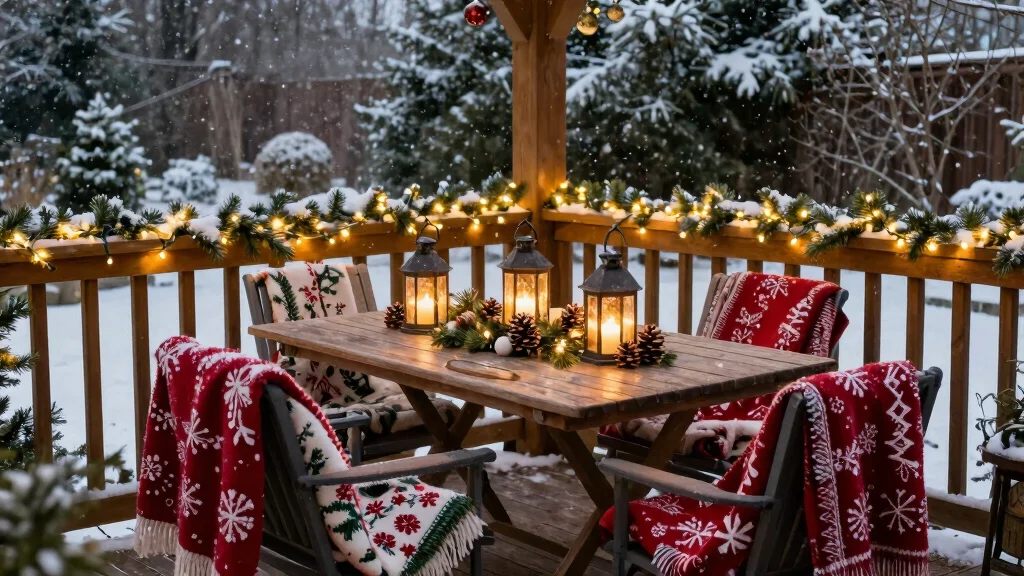 14 Christmas Patio Decorating Ideas That Sparkle Bright
