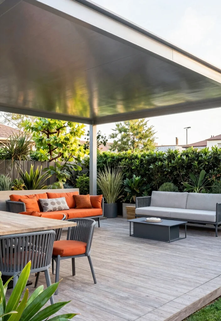 14 Deck Ceiling Ideas That Elevate Your Outdoor Space 26 14 Deck Ceiling Ideas That Elevate Your Outdoor Space - 6. Metal Ceilings 1