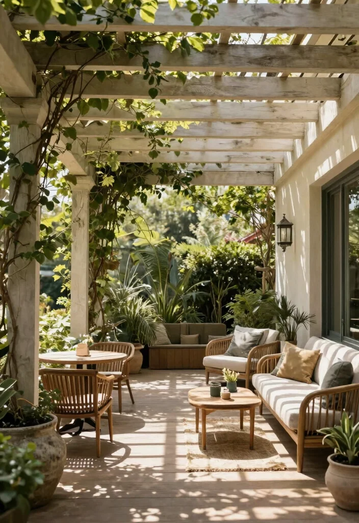 14 Deck Ceiling Ideas That Elevate Your Outdoor Space 28 14 Deck Ceiling Ideas That Elevate Your Outdoor Space - 8. Pergola-style Ceilings 1