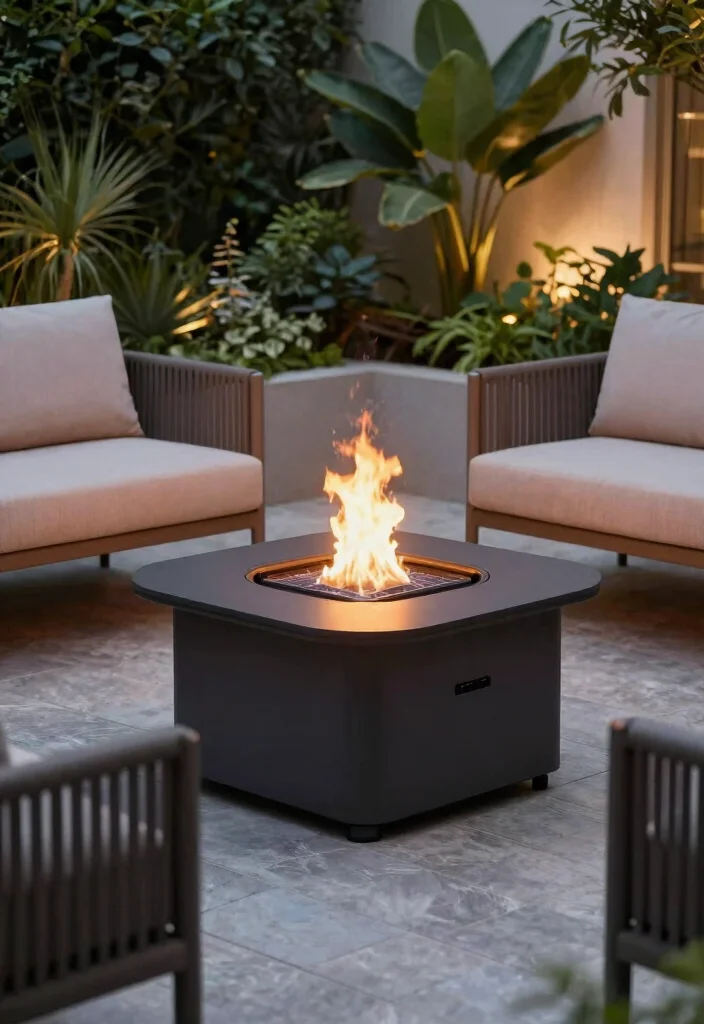 14 Deck Fire Pit Ideas for the Ultimate Hangout Spot 44 14 Deck Fire Pit Ideas for the Ultimate Hangout Spot - 10. Solar-Powered Fire Pit 1