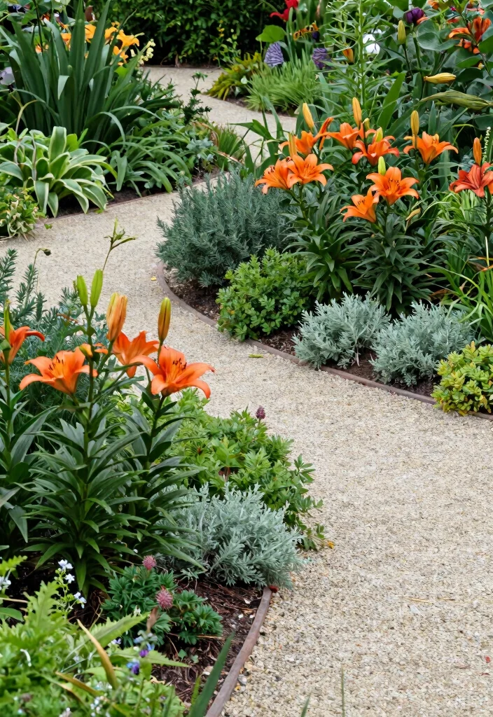 14 Lily Garden Ideas Flower Beds That Bloom Beautifully - 12. Low-Maintenance Lily Gardens 1