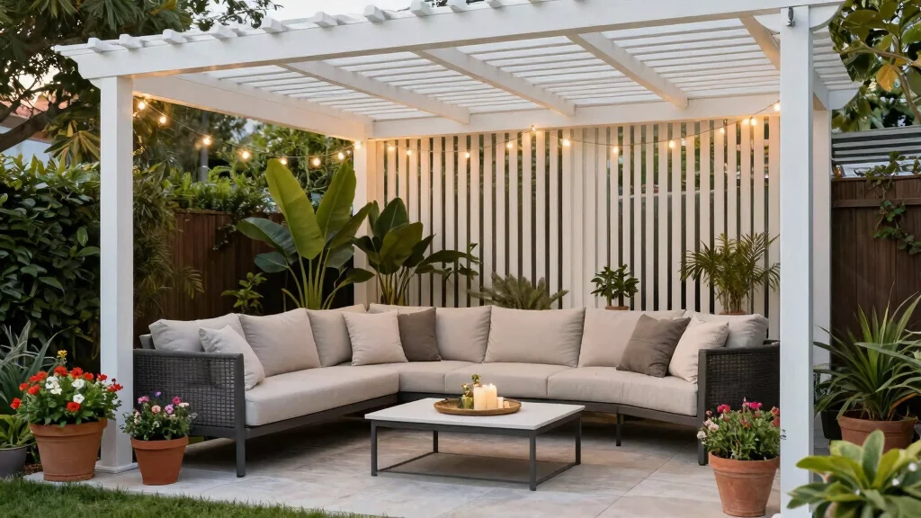 14 Louvered Pergola Ideas for Adjustable Shade & Style