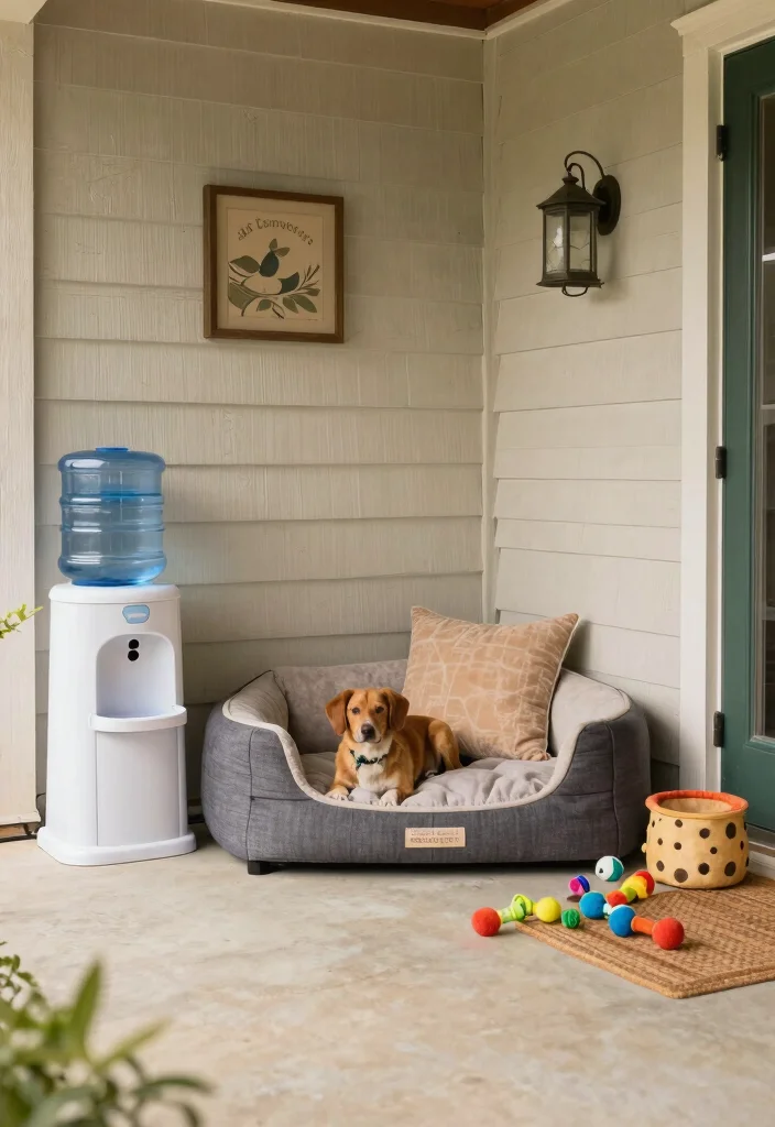 14 Ranch Front Porch Ideas With Rustic Appeal 64 14 Ranch Front Porch Ideas With Rustic Appeal - 14. Pet-Friendly Spaces 1