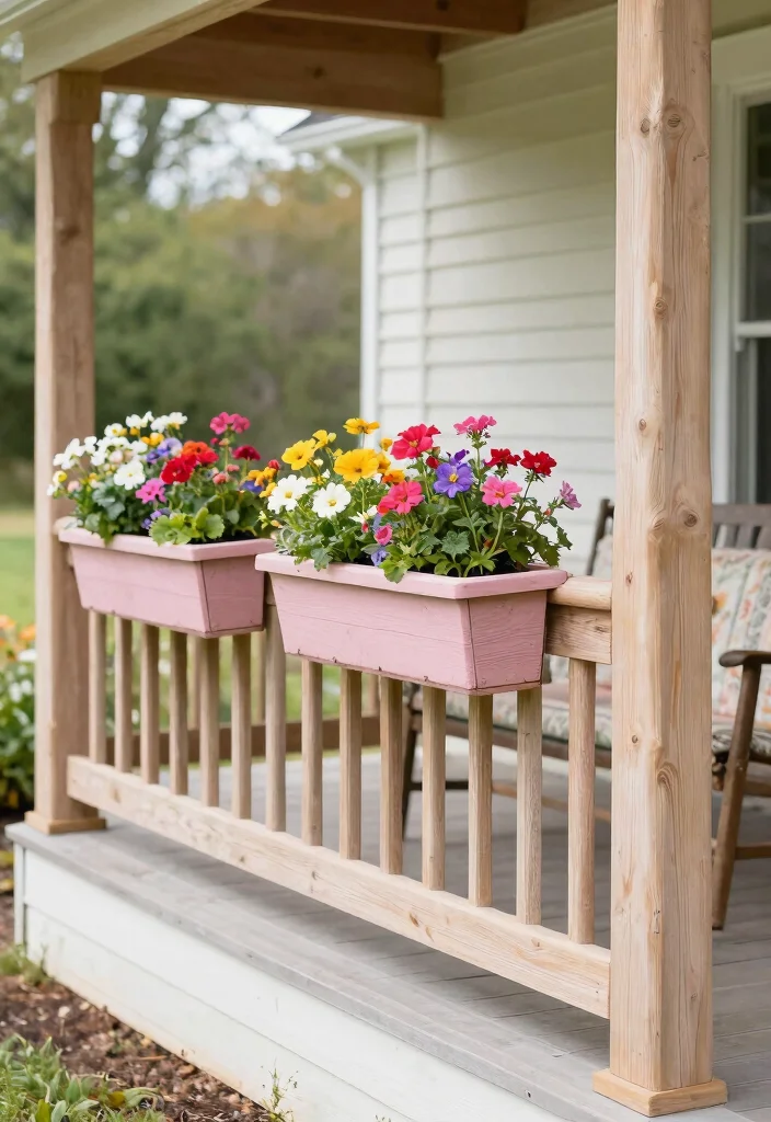 14 Ranch Front Porch Ideas With Rustic Appeal 25 14 Ranch Front Porch Ideas With Rustic Appeal - 5. Farmhouse Style Railings 1