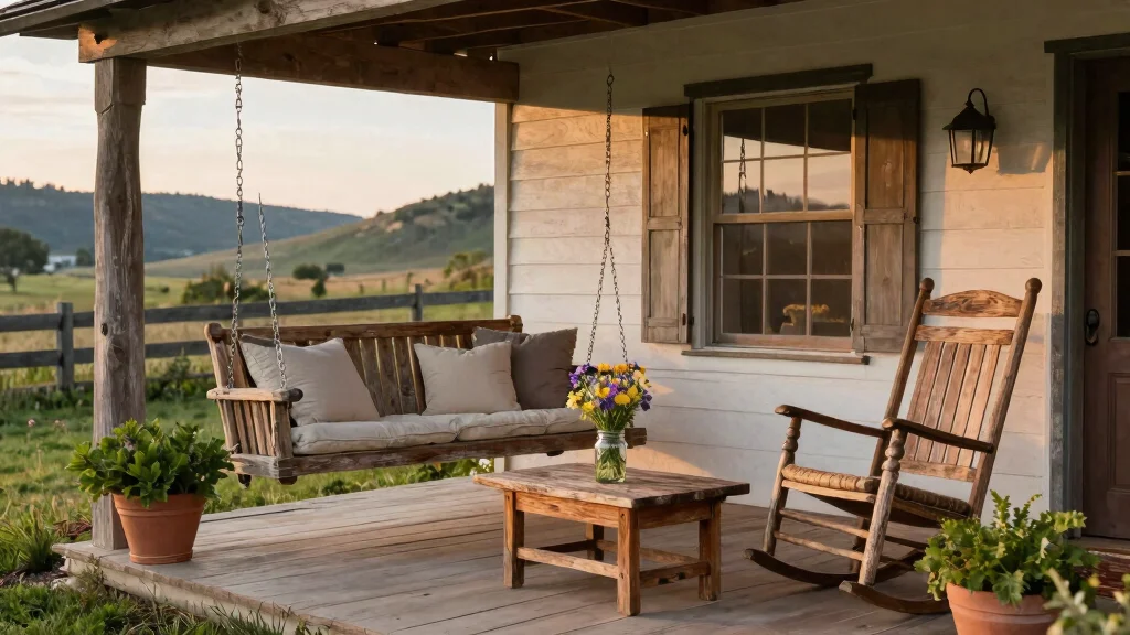 14 Ranch Front Porch Ideas With Rustic Appeal