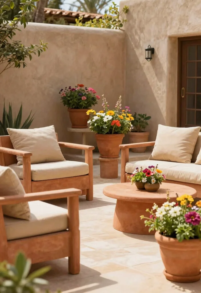 15 AZ Backyard Ideas Perfect for Desert Style Living 40 15 AZ Backyard Ideas Perfect for Desert Style Living - 10. Use Earthy Color Schemes 1