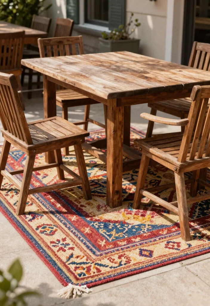 15 AZ Backyard Ideas Perfect for Desert Style Living 42 15 AZ Backyard Ideas Perfect for Desert Style Living - 12. Add Outdoor Rugs for Comfort 1