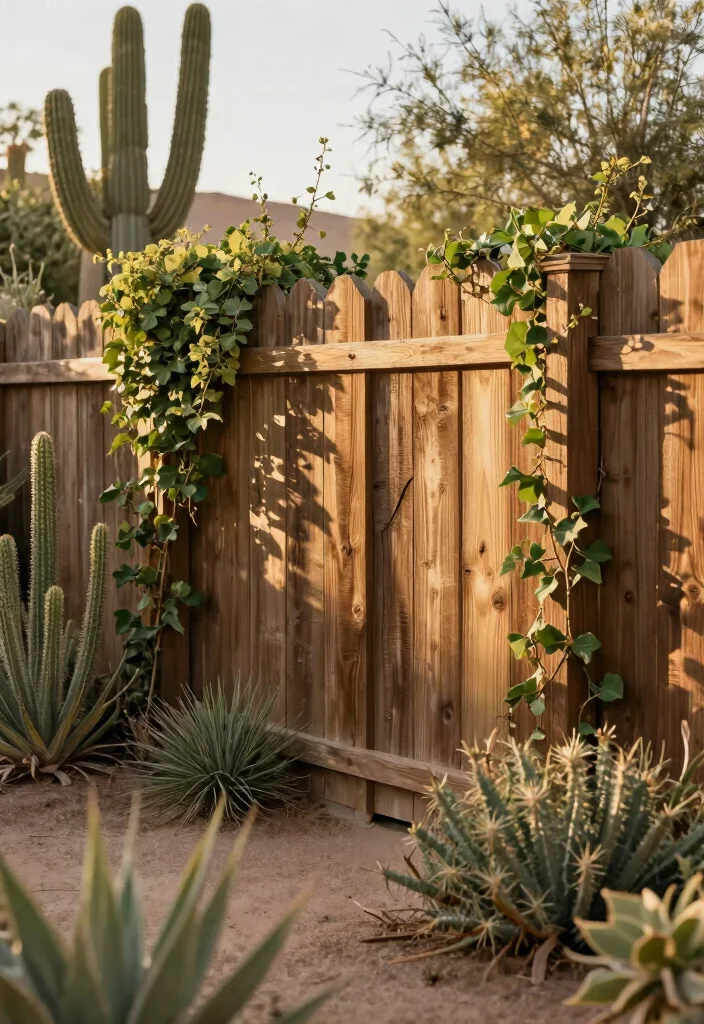 15 AZ Backyard Ideas Perfect for Desert Style Living 55 15 AZ Backyard Ideas Perfect for Desert Style Living - 15. Use Natural Fencing 1