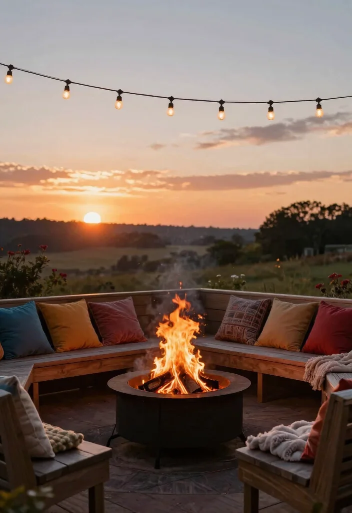 15 AZ Backyard Ideas Perfect for Desert Style Living 2 15 AZ Backyard Ideas Perfect for Desert Style Living - 2. Create a Cozy Fire Pit Area 1