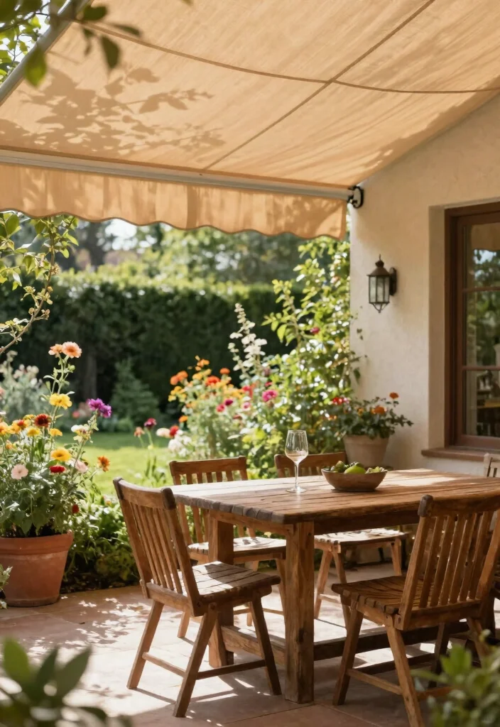 15 Awning Ideas Patio Spaces Will Love - 1. Retractable Fabric Awnings 1