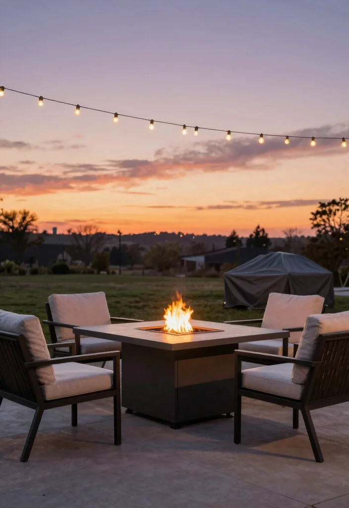 15 Fire Pit Ideas Outdoor Spaces Will Obsess Over - 6. Fire Pit Table for Dual Functionality 1