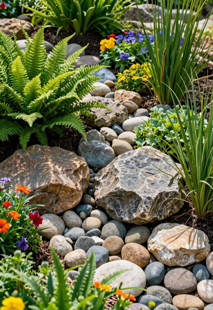 15 Front Yard Edging Ideas That Define Your Landscape Beautifully 1 15 Front Yard Edging Ideas That Define Your Landscape Beautifully - 1. Natural Stone Edging 1