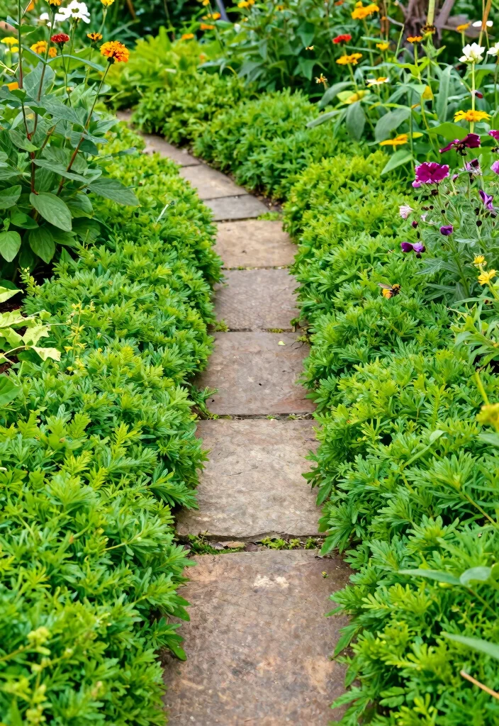 15 Front Yard Edging Ideas That Define Your Landscape Beautifully 14 15 Front Yard Edging Ideas That Define Your Landscape Beautifully - 4. Living Edging with Low-Growing Plants 1