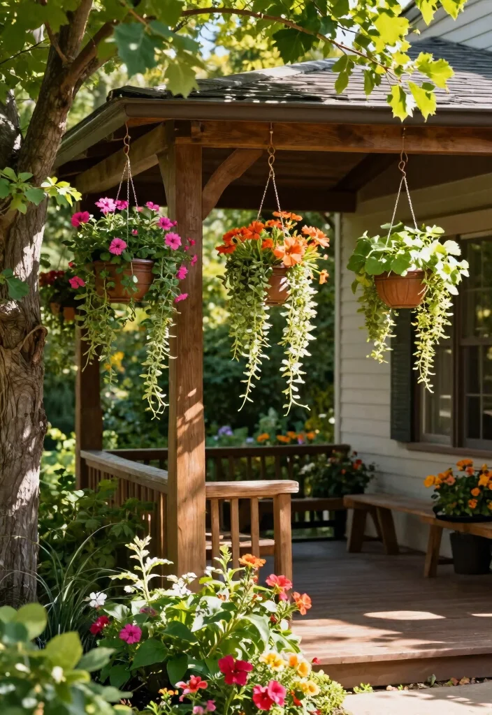 15 Front of House Planter Ideas That Boost Curb Appeal 24 15 Front of House Planter Ideas That Boost Curb Appeal - 5. Hanging Planters 1