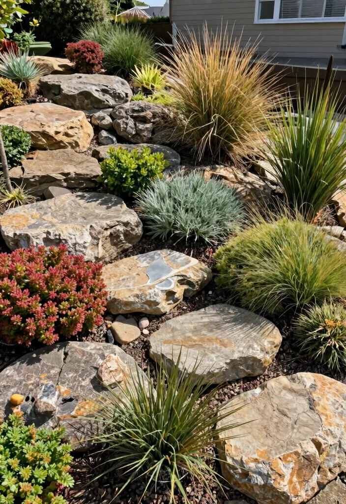 15 Low Water Gardening Ideas for a Drought Friendly Yard 1 15 Low Water Gardening Ideas for a Drought Friendly Yard - 1. Rock Gardens 1