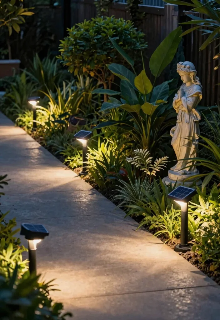 15 Solar Lights Ideas Outdoor Walkway Designs That Glow Beautifully 55 15 Solar Lights Ideas Outdoor Walkway Designs That Glow Beautifully - 15. Solar Spotlights 1