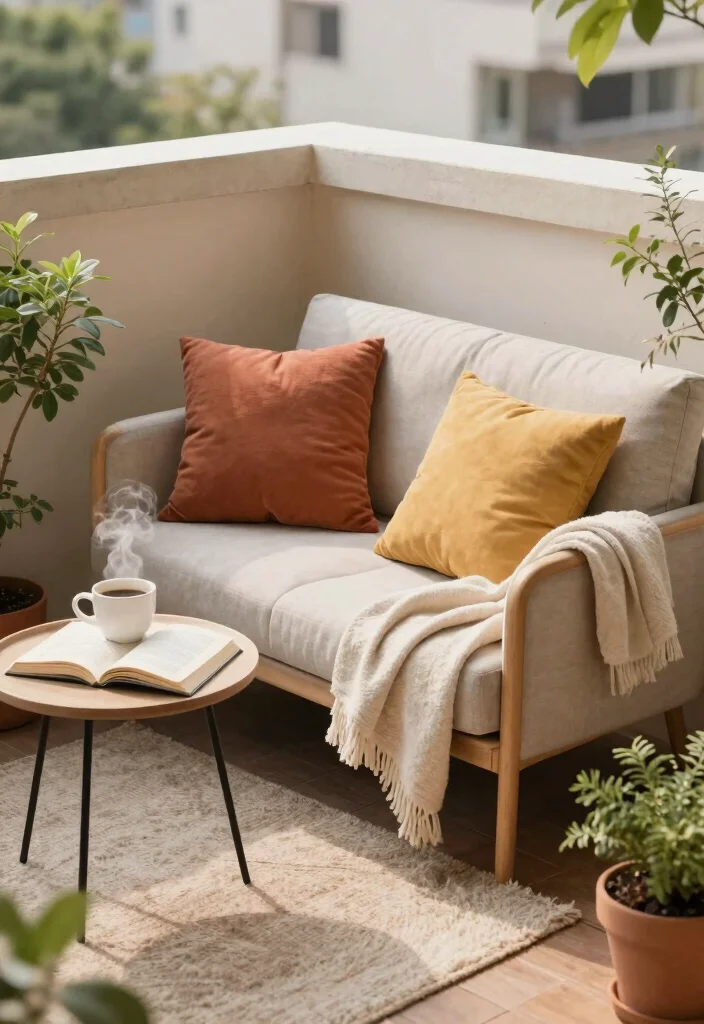 16 1st Floor Balcony Ideas That Upgrade Your Exterior Instantly 1 16 1st Floor Balcony Ideas That Upgrade Your Exterior Instantly - 1. Cozy Corner Nook 1