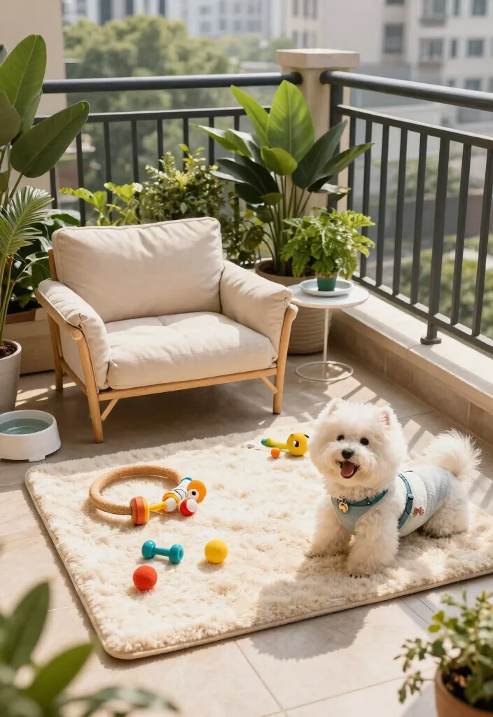 16 1st Floor Balcony Ideas That Upgrade Your Exterior Instantly 63 16 1st Floor Balcony Ideas That Upgrade Your Exterior Instantly - 13. Pet-Friendly Space 1