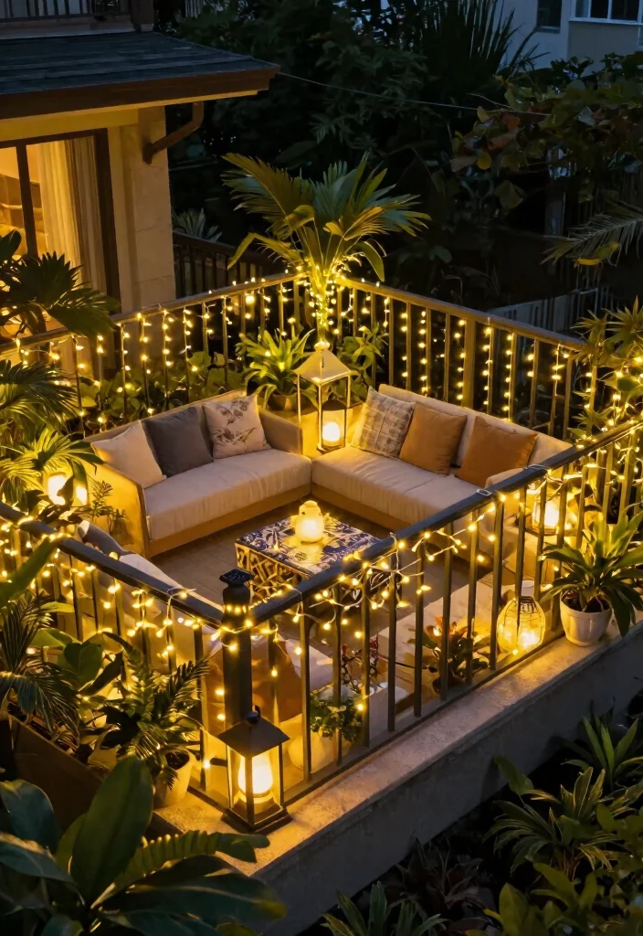 16 1st Floor Balcony Ideas That Upgrade Your Exterior Instantly 37 16 1st Floor Balcony Ideas That Upgrade Your Exterior Instantly - 7. Outdoor Lighting Magic 1