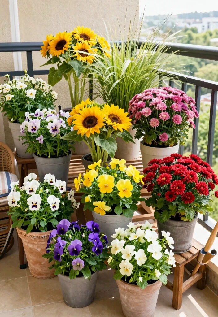 16 Container Garden Ideas Perfect for Small Spaces 40 16 Container Garden Ideas Perfect for Small Spaces - 10. Seasonal Flower Arrangements 1