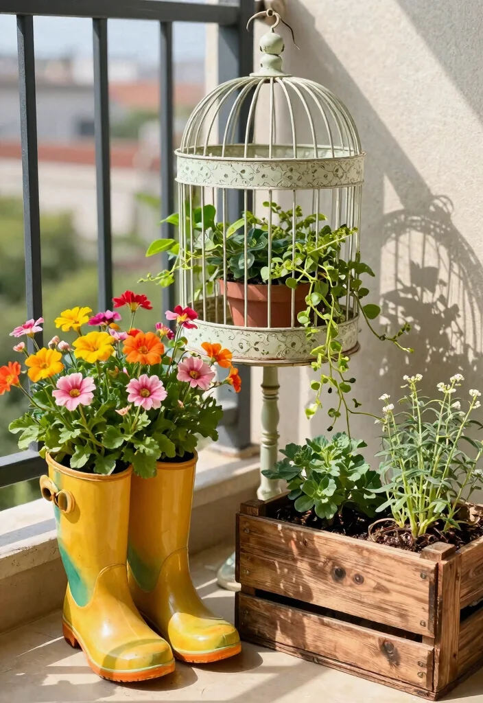 16 Container Garden Ideas Perfect for Small Spaces 39 16 Container Garden Ideas Perfect for Small Spaces - 9. Creative Planter Options 1