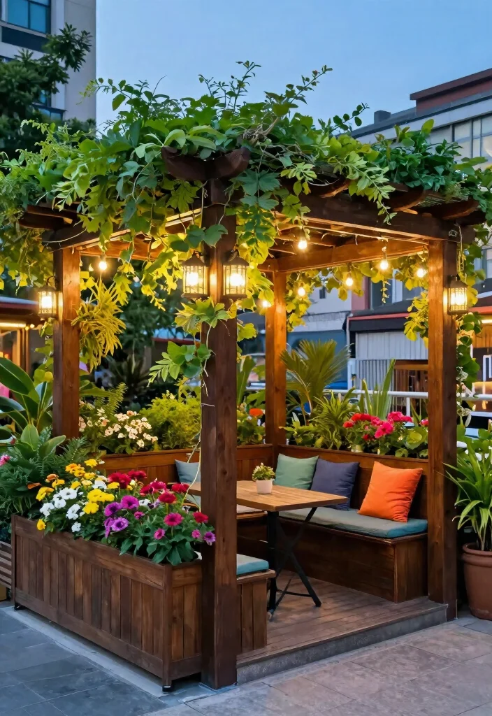 16 Corner Pergola Ideas That Maximize Small Spaces - 1. Minimalist Wood Pergola 1