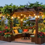 16 Corner Pergola Ideas That Maximize Small Spaces