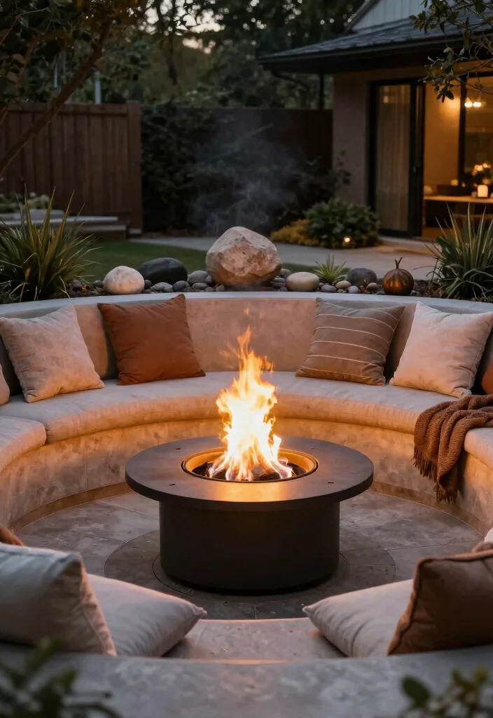 16 Cozy Backyard 2026 Trending Ideas That Feel Warm & Inviting All Year 30 16 Cozy Backyard 2026 Trending Ideas That Feel Warm & Inviting All Year - 10. Cozy Fire Pit Surroundings 1