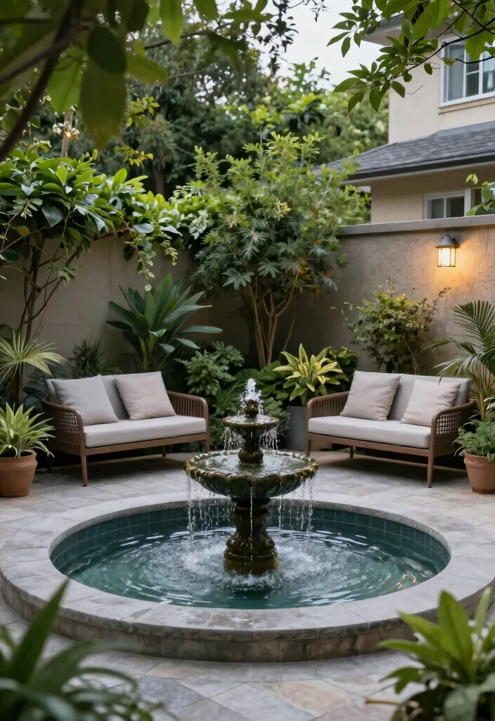 16 Cozy Backyard 2026 Trending Ideas That Feel Warm & Inviting All Year 44 16 Cozy Backyard 2026 Trending Ideas That Feel Warm & Inviting All Year - 14. Water Features for Calmness 1