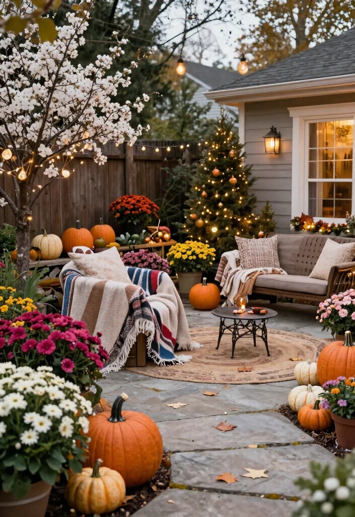 16 Cozy Backyard 2026 Trending Ideas That Feel Warm & Inviting All Year 55 16 Cozy Backyard 2026 Trending Ideas That Feel Warm & Inviting All Year - 15. Seasonal Decor Changes 1