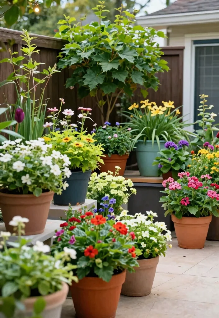 16 Cozy Backyard 2026 Trending Ideas That Feel Warm & Inviting All Year 17 16 Cozy Backyard 2026 Trending Ideas That Feel Warm & Inviting All Year - 7. Planters and Greenery 1