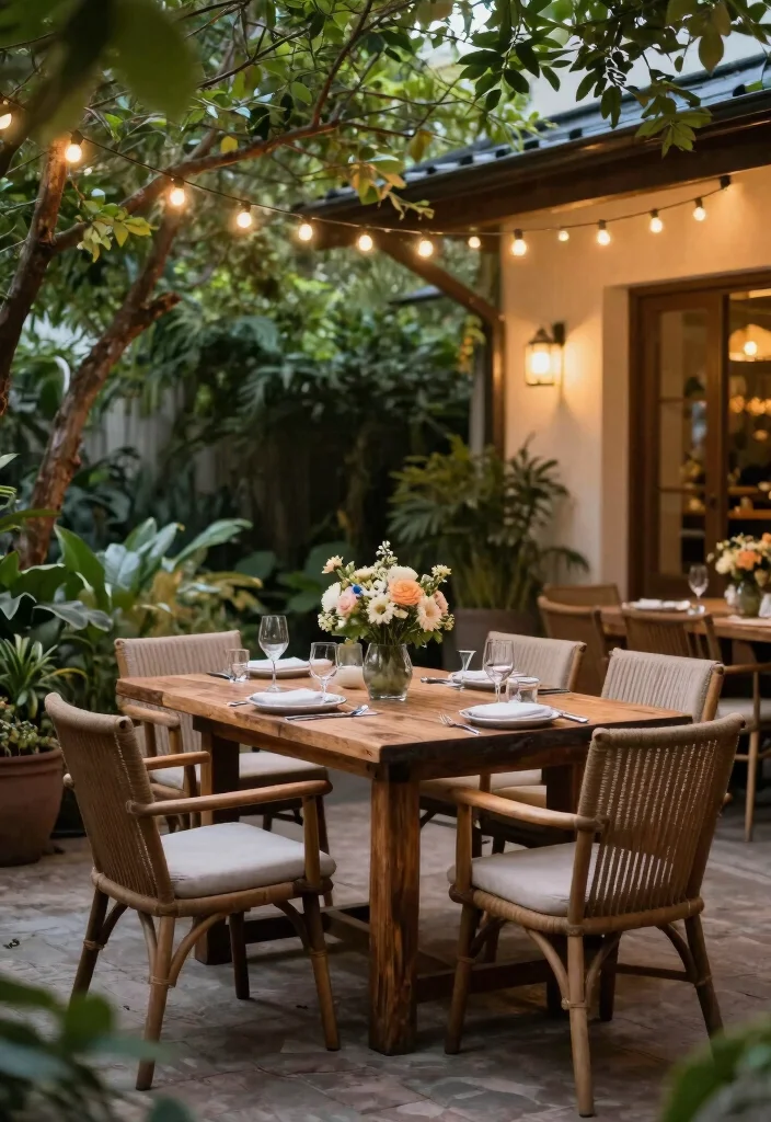 16 Cozy Backyard 2026 Trending Ideas That Feel Warm & Inviting All Year 19 16 Cozy Backyard 2026 Trending Ideas That Feel Warm & Inviting All Year - 9. Outdoor Dining Spaces 1