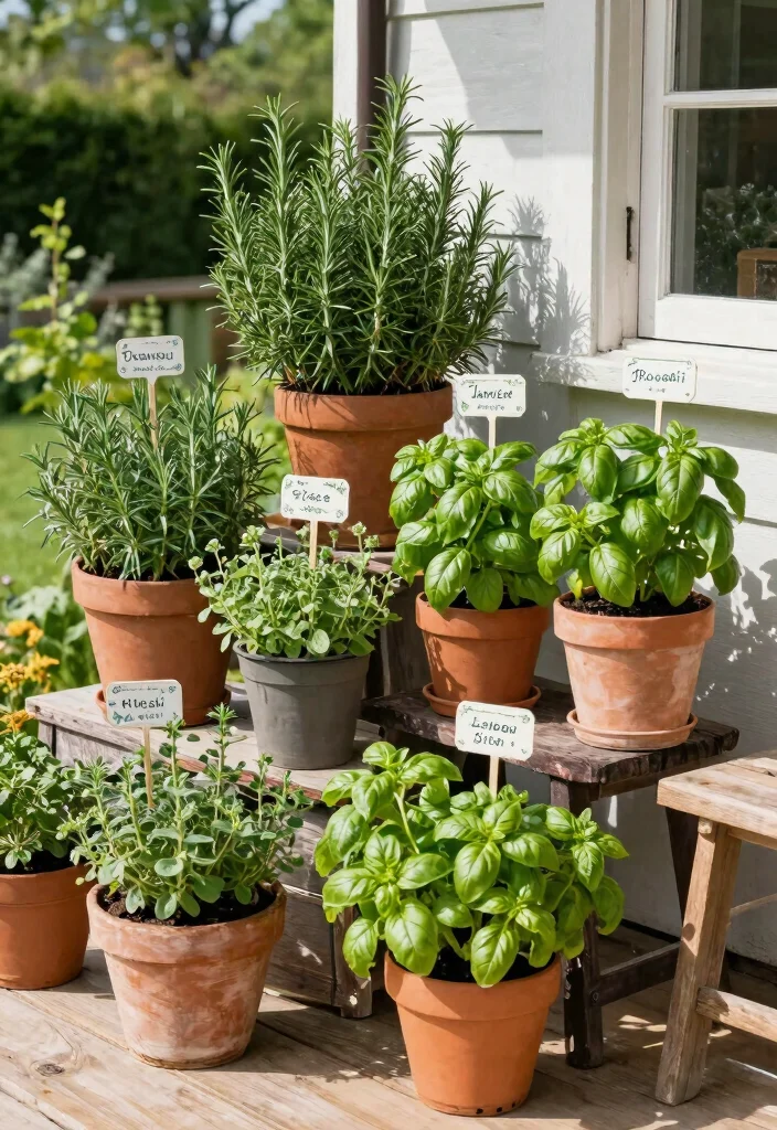 16 Farmhouse Patio Ideas That Feel Cozy & Timeless - 11. Herb Garden Corner 1