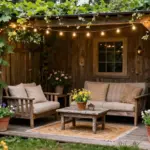16 Farmhouse Patio Ideas That Feel Cozy & Timeless