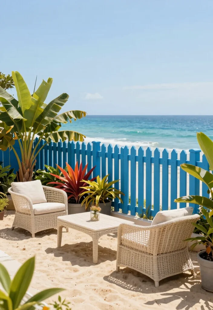 16 Fence Colour Ideas That Instantly Boost Curb Appeal 52 16 Fence Colour Ideas That Instantly Boost Curb Appeal - 12. Ocean Blue 1