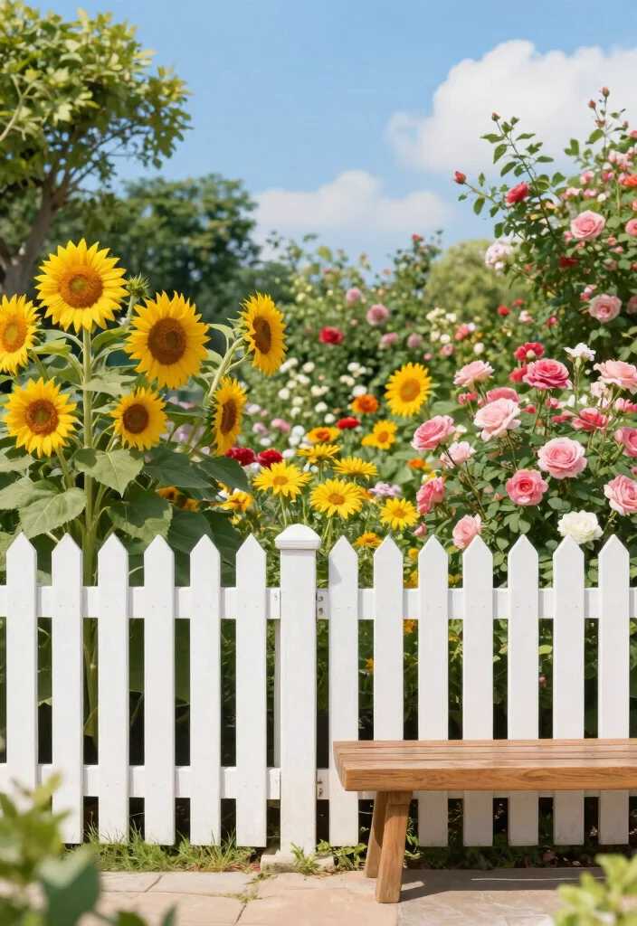 16 Fence Colour Ideas That Instantly Boost Curb Appeal 14 16 Fence Colour Ideas That Instantly Boost Curb Appeal - 4. Crisp White 1