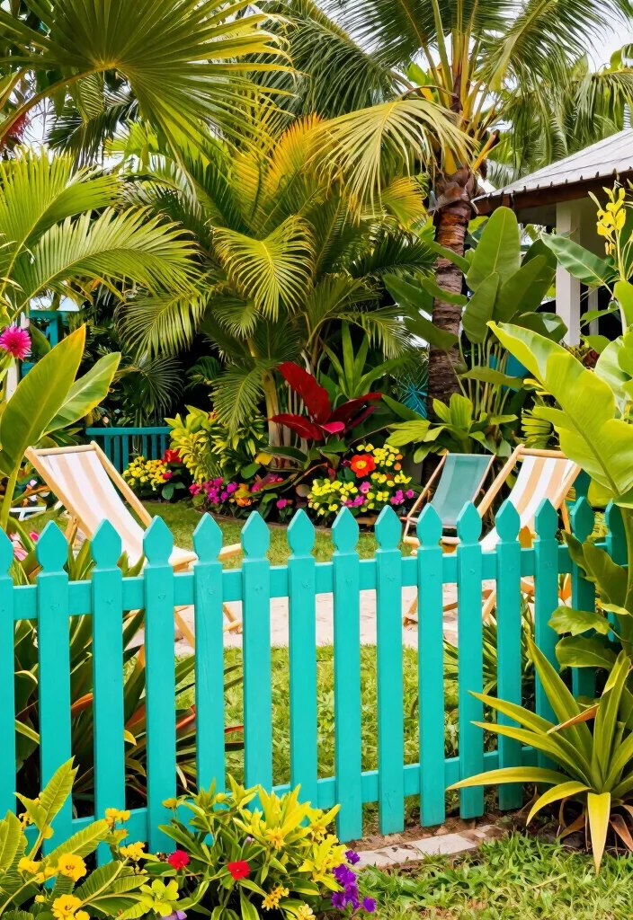 16 Fence Colour Ideas That Instantly Boost Curb Appeal 49 16 Fence Colour Ideas That Instantly Boost Curb Appeal - 9. Vibrant Teal 1