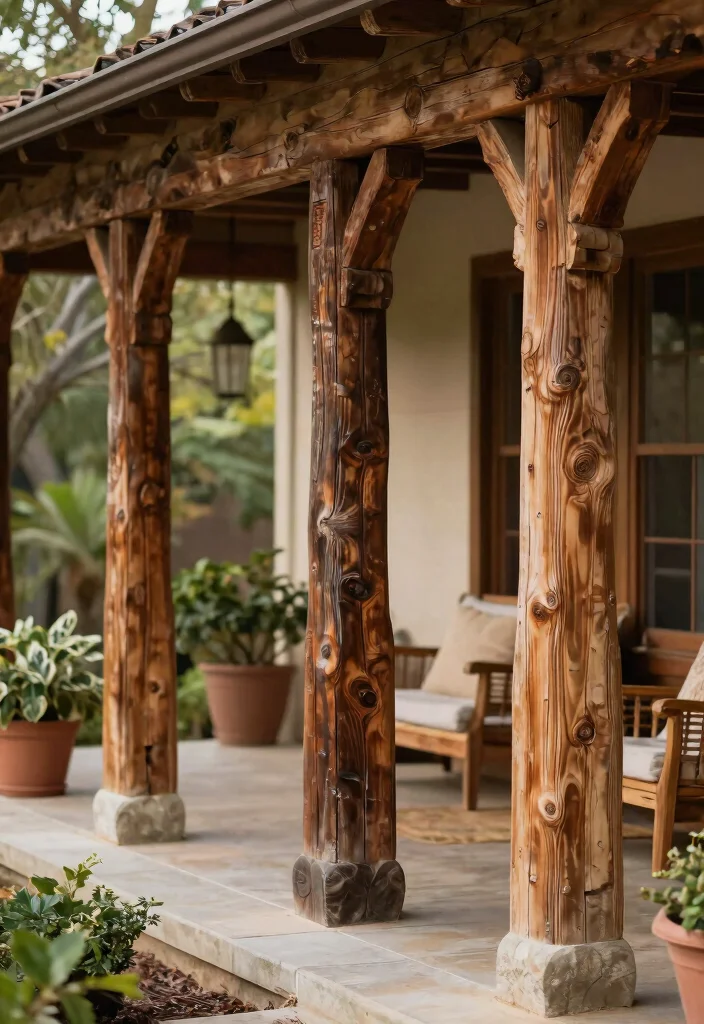 16 Front Porch Column Ideas That Add Classic Charm 65 16 Front Porch Column Ideas That Add Classic Charm - 15. Decorative Post-and-Beam Columns 1