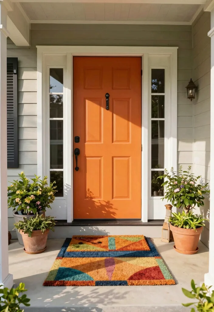 16 Front Yard Ideas on a Budget That Look Expensive 28 16 Front Yard Ideas on a Budget That Look Expensive - 8. Welcome Mat with Flair 1