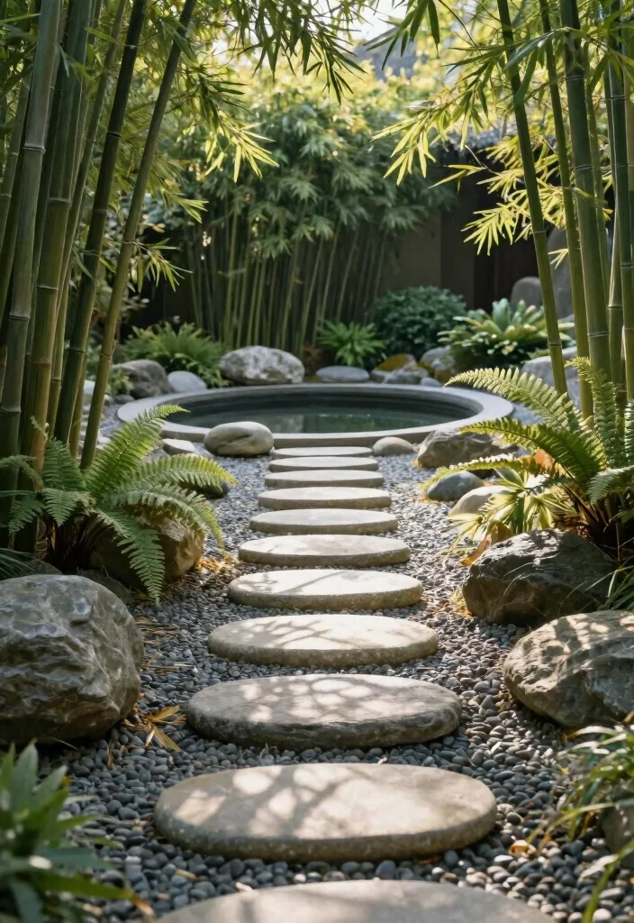 16 Outdoor Steps Ideas That Blend Beauty & Function 51 16 Outdoor Steps Ideas That Blend Beauty & Function - 11. Zen Garden Steps 1