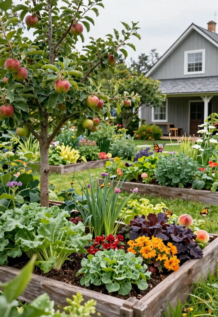 17 Farmhouse Front Yard Landscaping Ideas With Rustic Charm - 13. Edible Landscaping 1