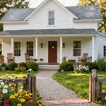 17 Farmhouse Front Yard Landscaping Ideas With Rustic Charm