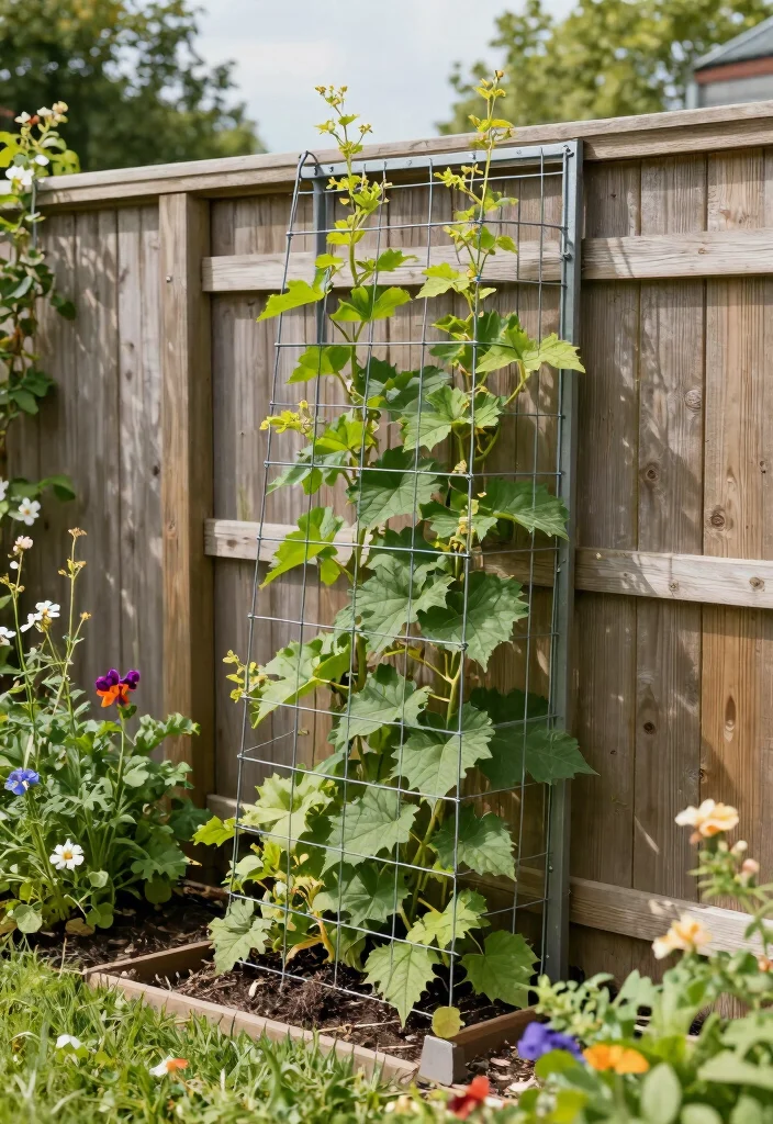 17 Homemade Trellis Ideas That Are Easy & Budget Friendly - 7. Chicken Wire Trellis 1
