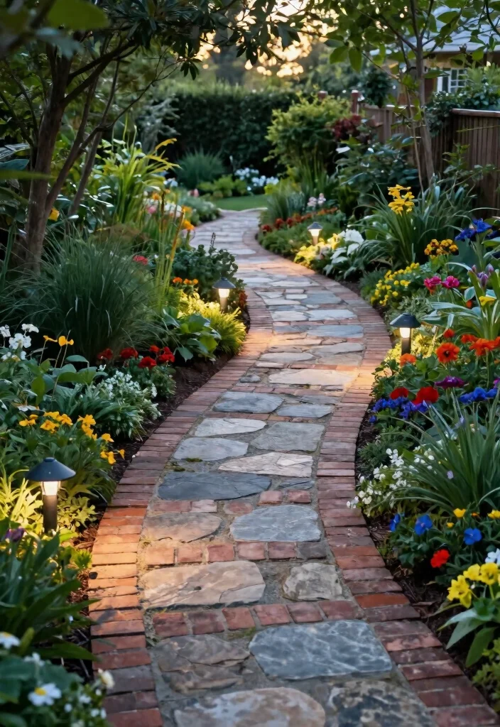 17 Large Front Yard Ideas That Make a Statement 1 17 Large Front Yard Ideas That Make a Statement - 1. Eco-Friendly Pathways 1