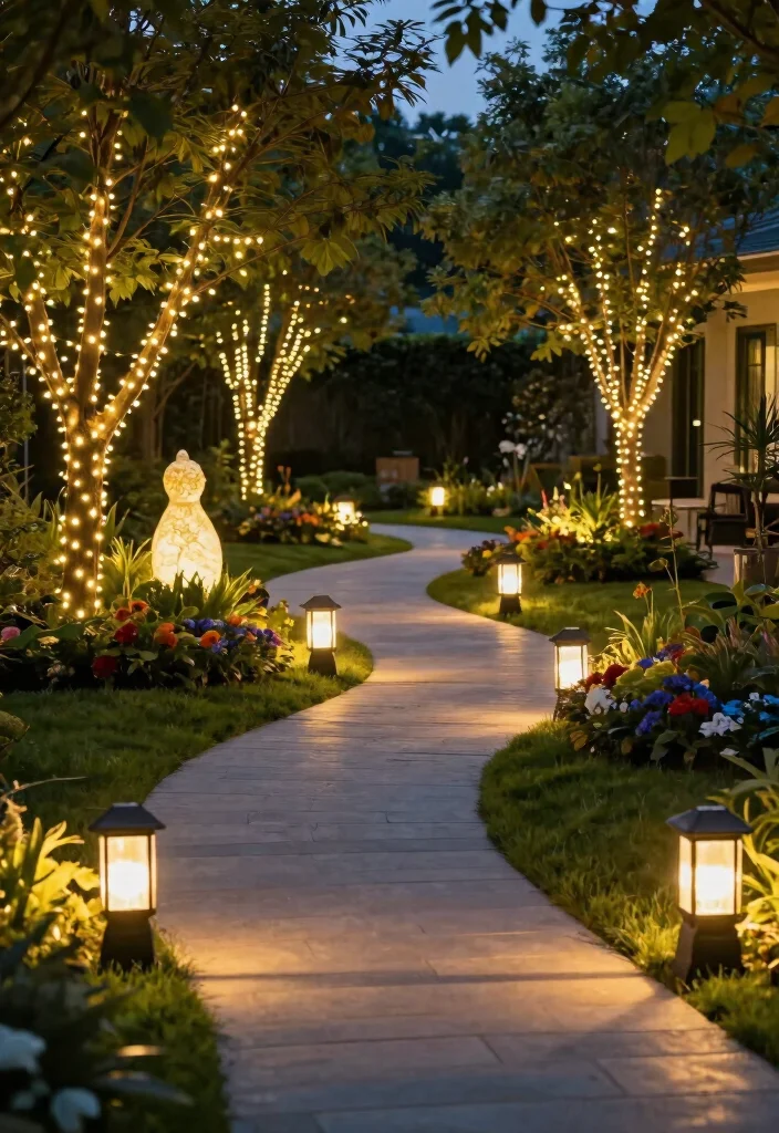 17 Large Front Yard Ideas That Make a Statement 30 17 Large Front Yard Ideas That Make a Statement - 10. Outdoor Lighting 1