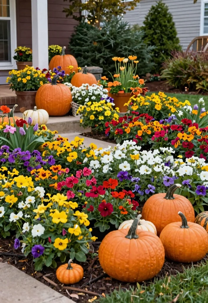 17 Large Front Yard Ideas That Make a Statement 32 17 Large Front Yard Ideas That Make a Statement - 12. Seasonal Displays 1