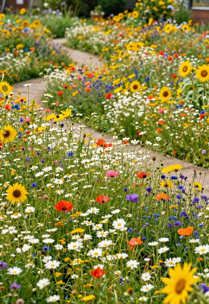 17 Large Front Yard Ideas That Make a Statement 46 17 Large Front Yard Ideas That Make a Statement - 16. Wildflower Meadows 1