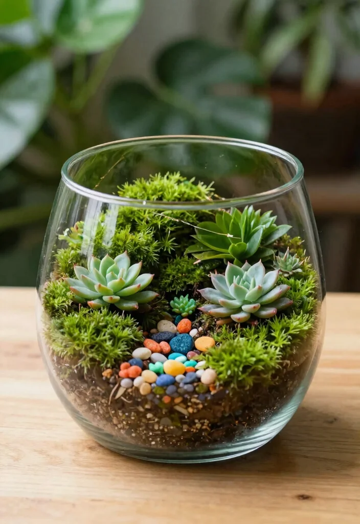 17 Planter Garden Ideas That Add Instant Color - 6. Terrariums 1